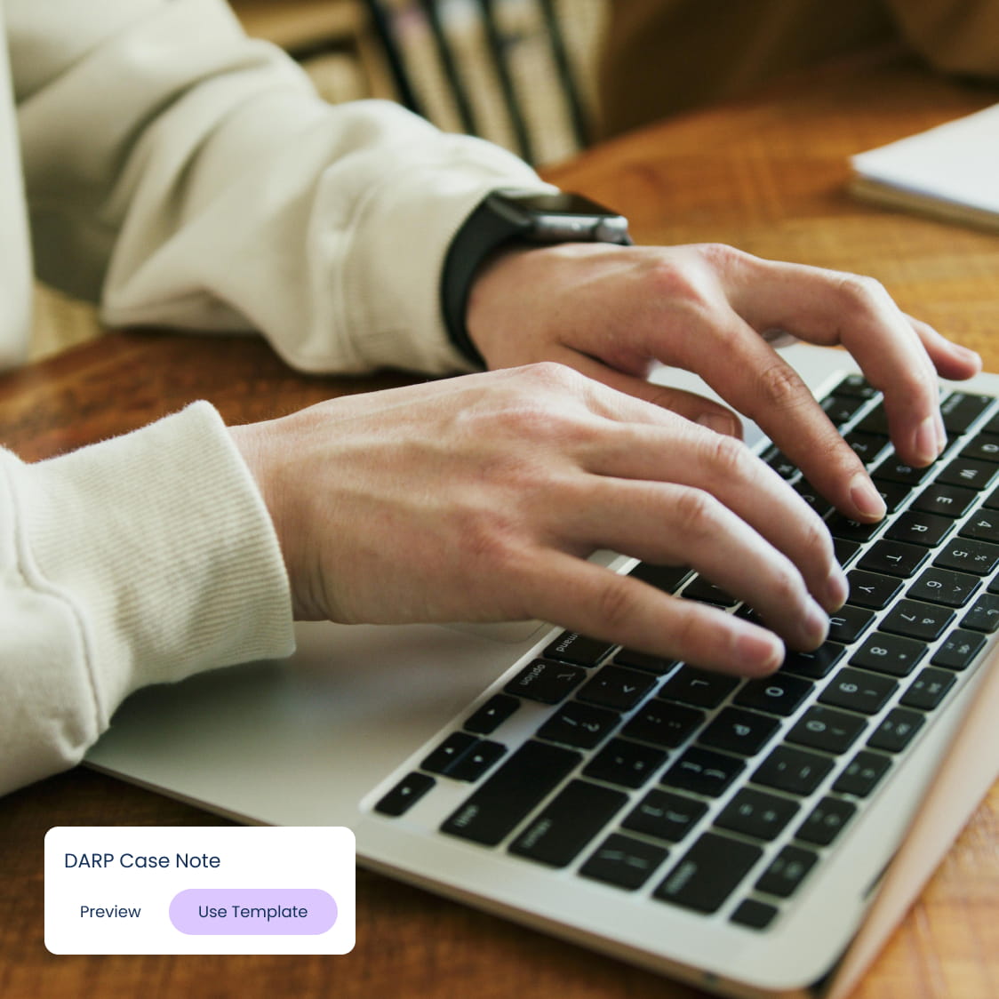 Encrypted in-app messaging interface