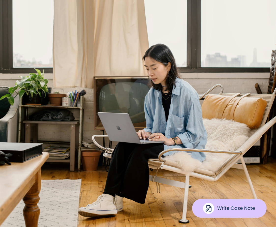 Encrypted in-app messaging interface
