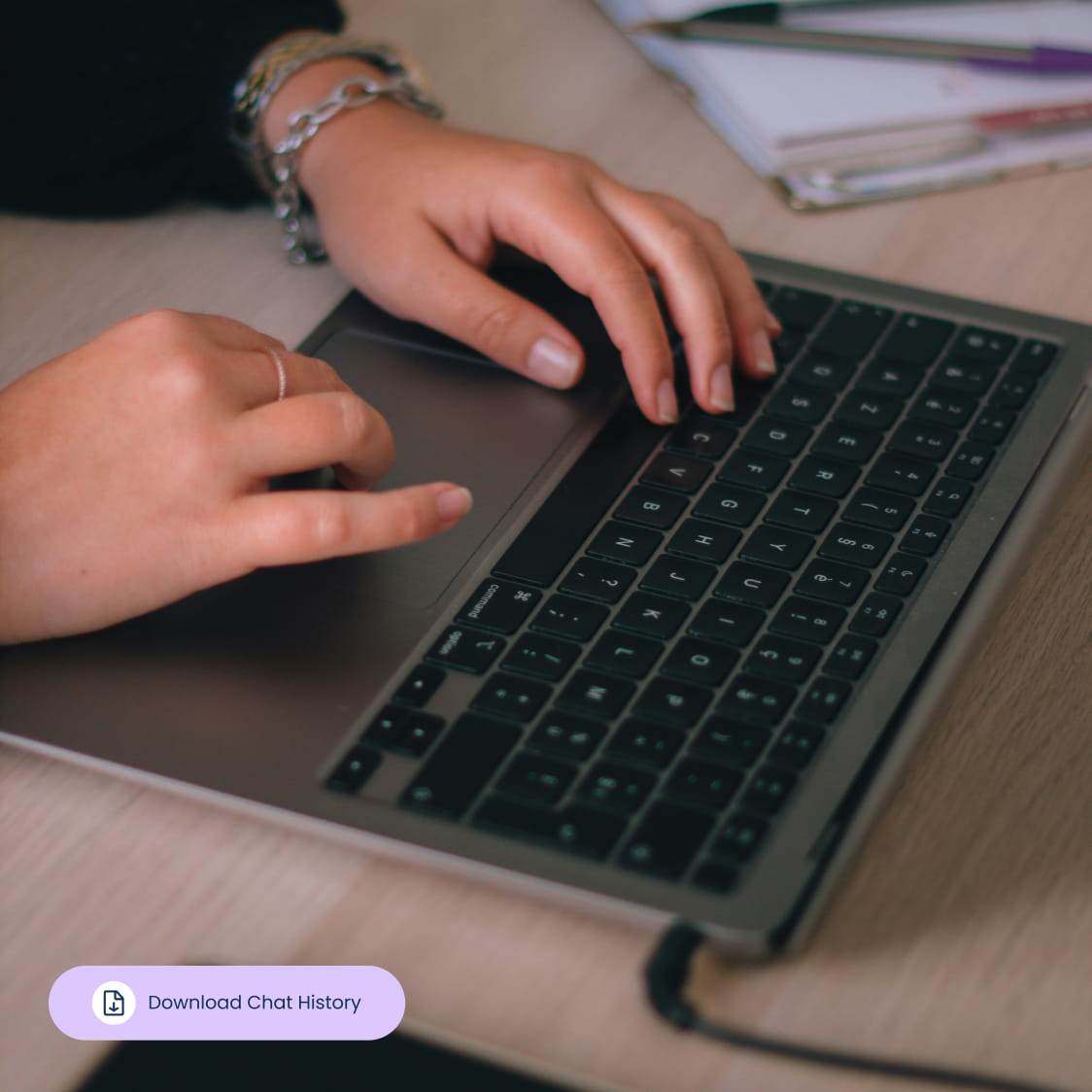 Download chat history