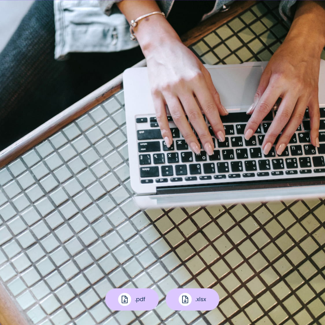 Encrypted in-app messaging interface
