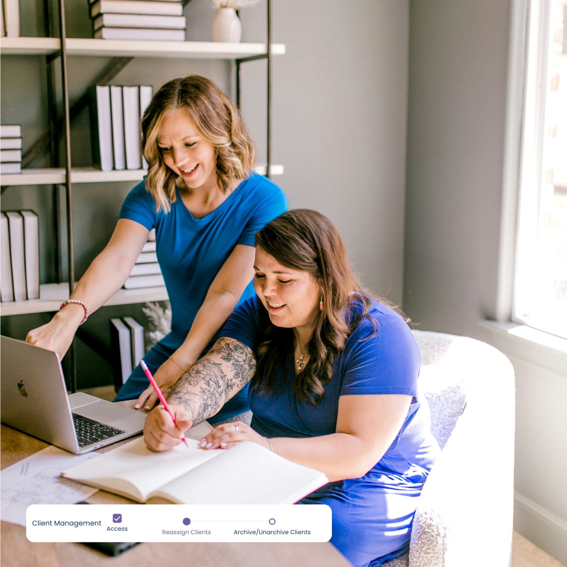 Encrypted in-app messaging interface