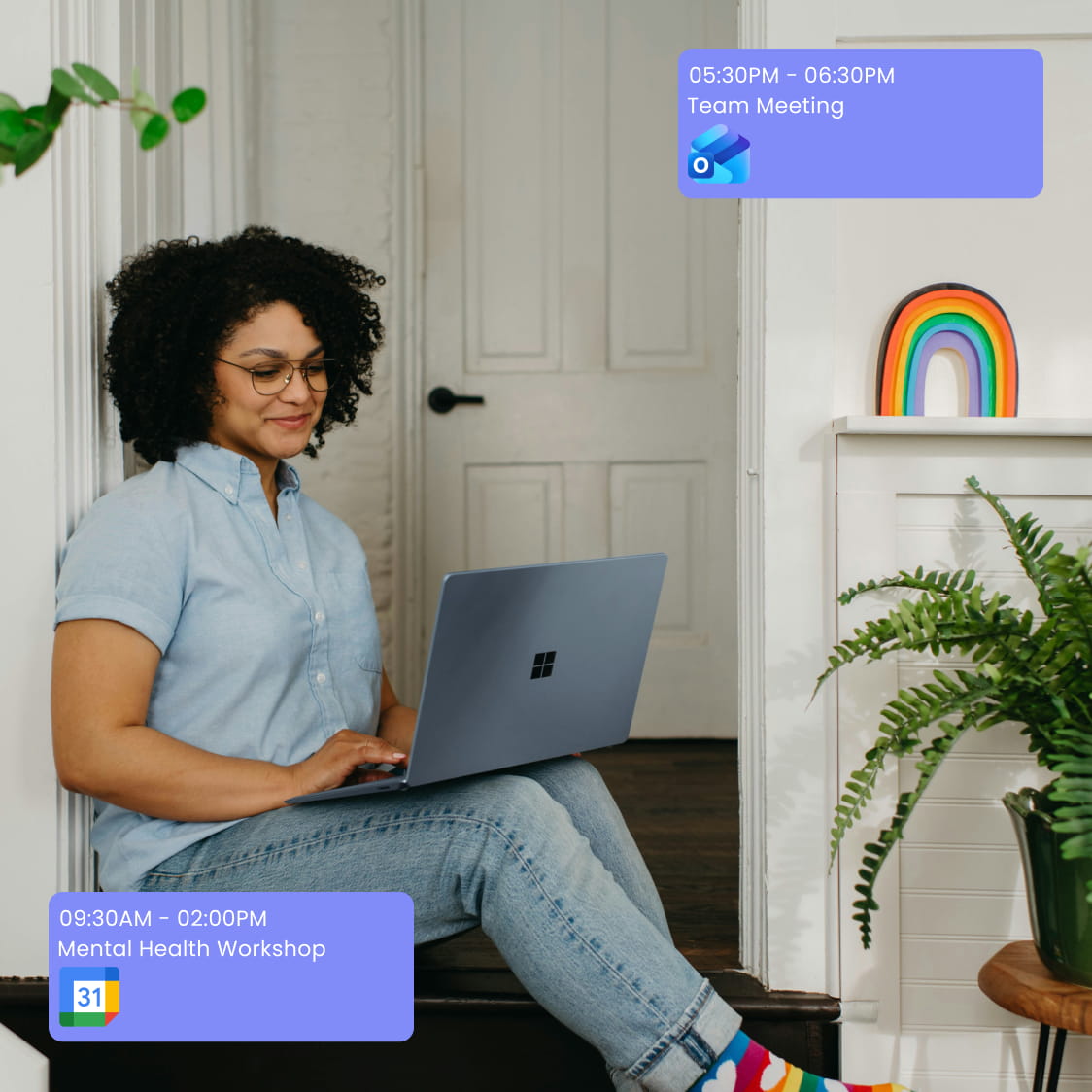 Encrypted in-app messaging interface