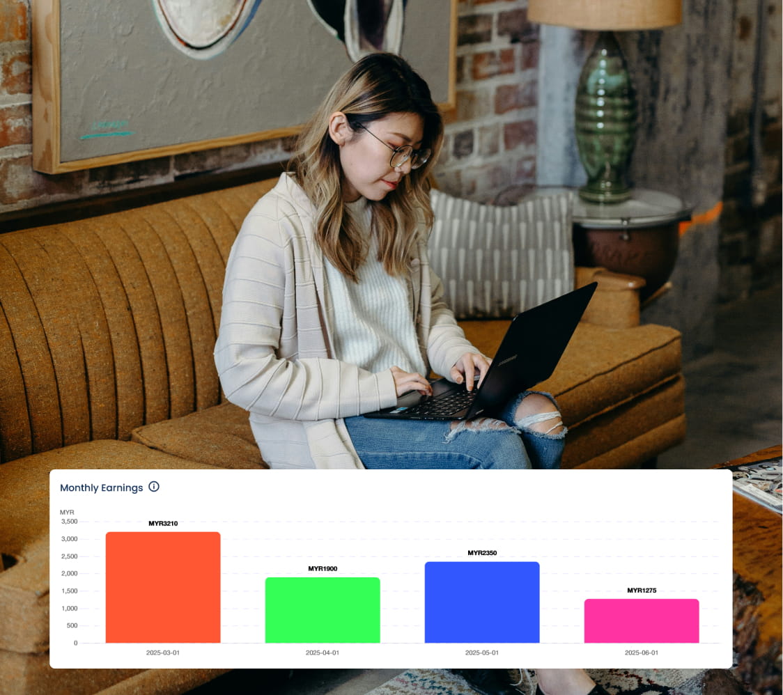Encrypted in-app messaging interface
