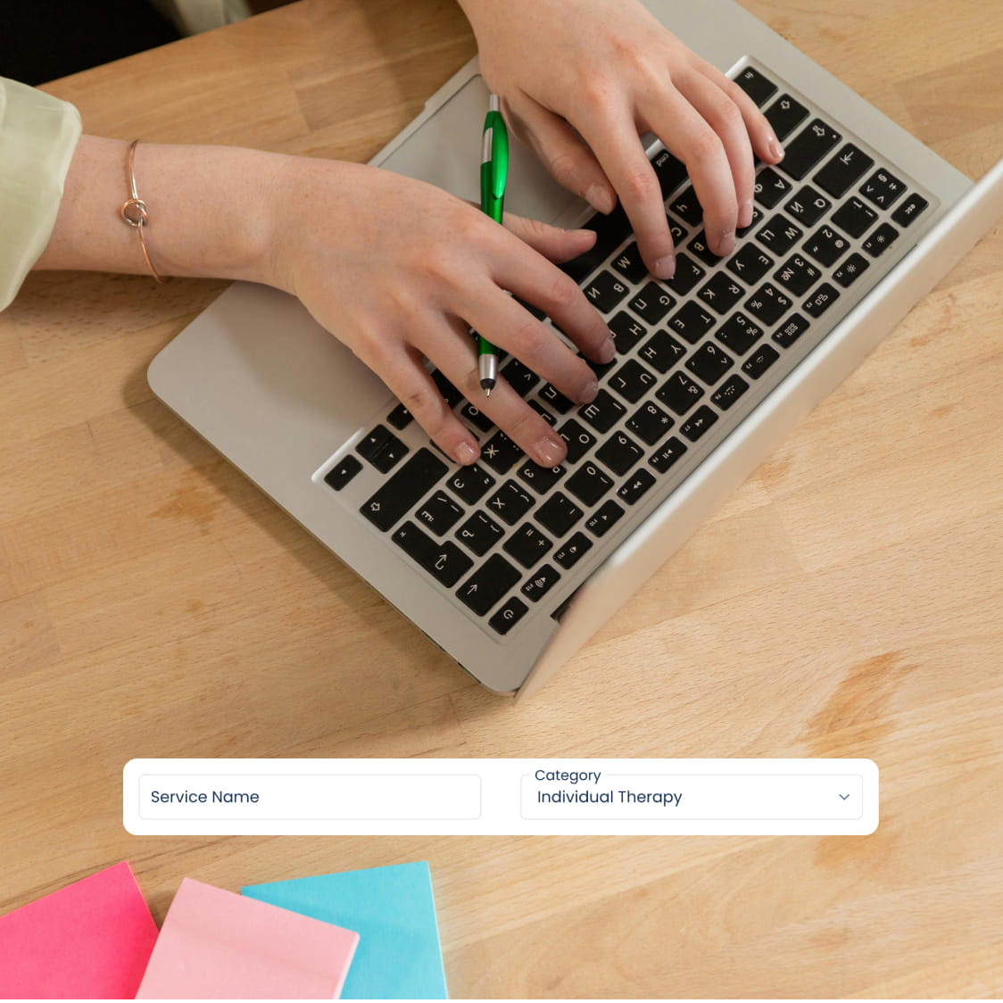 Encrypted in-app messaging interface