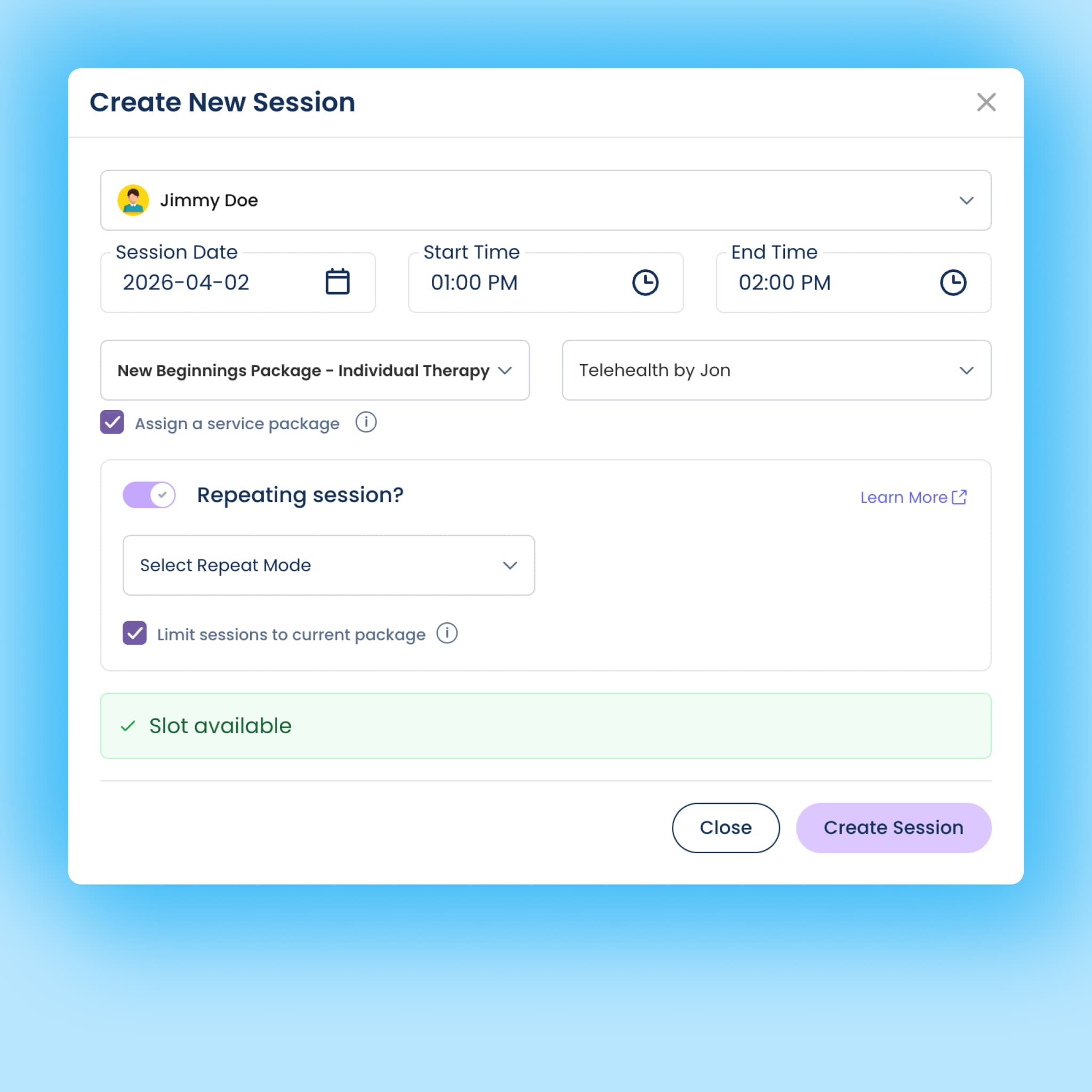 Encrypted in-app messaging interface