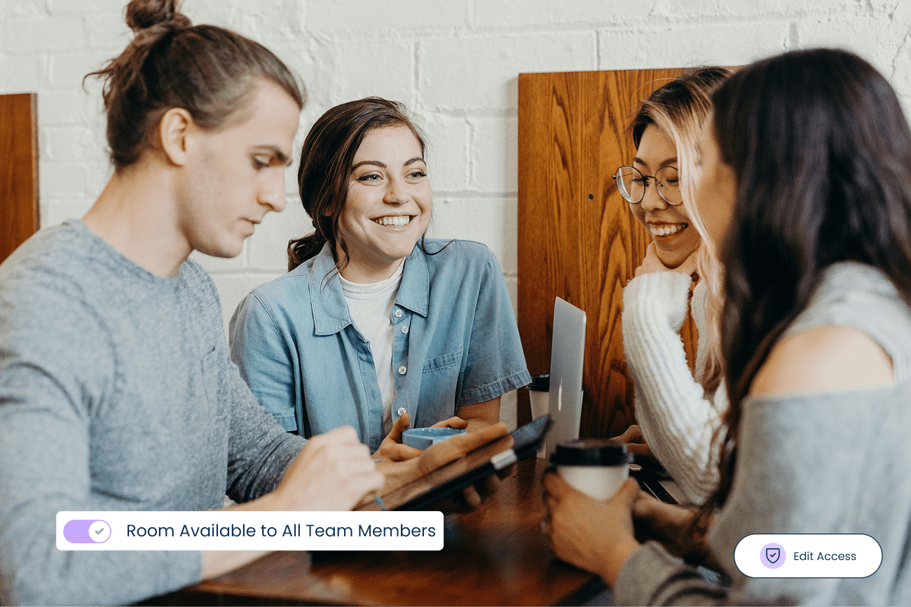 Encrypted in-app messaging interface